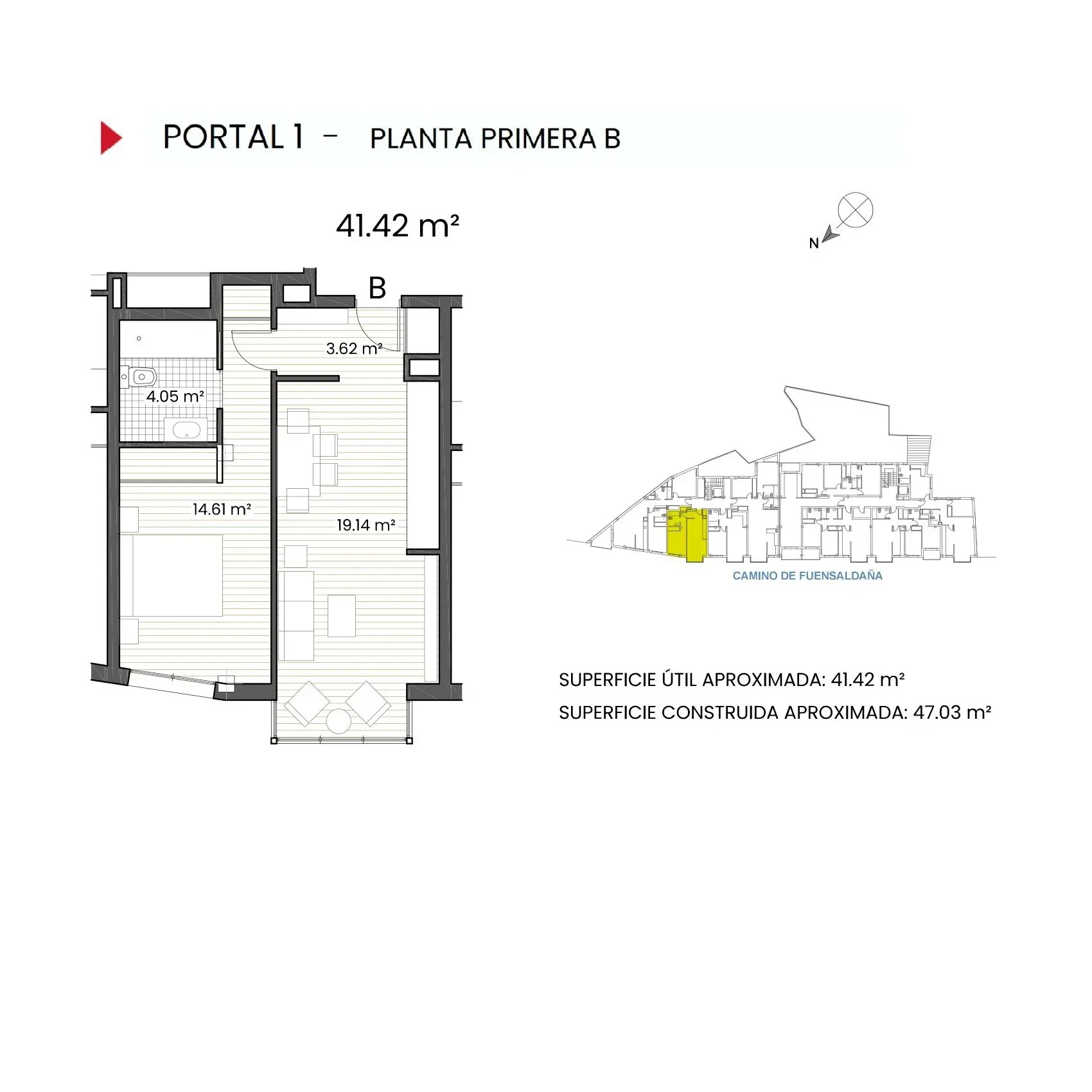 Ficha Portal 1 Planta 1 B