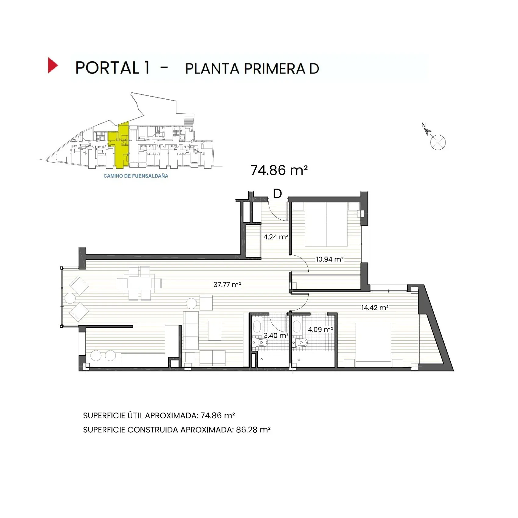 Ficha Portal 1 Planta 1 D