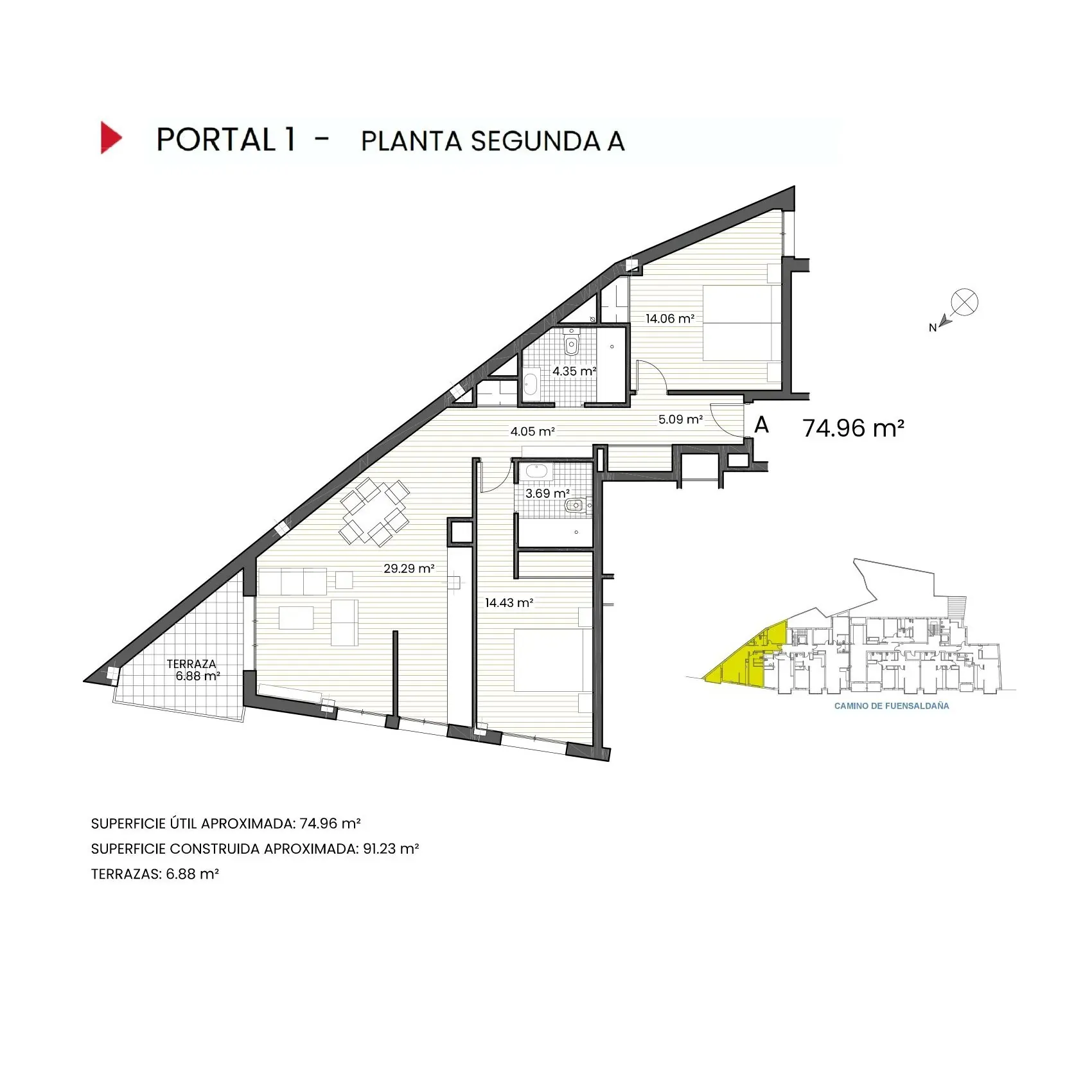 Ficha Portal 1 Planta 2 A