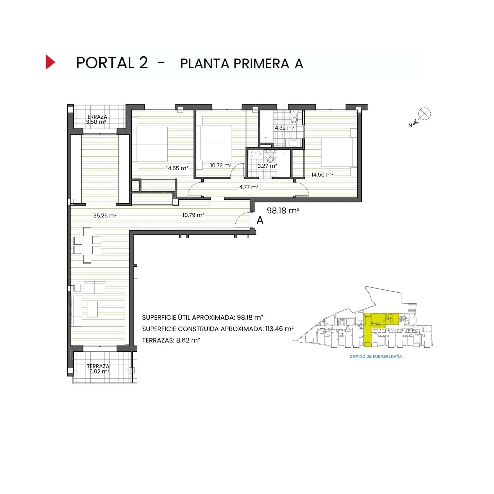 Ficha Portal 2 Planta 1 A